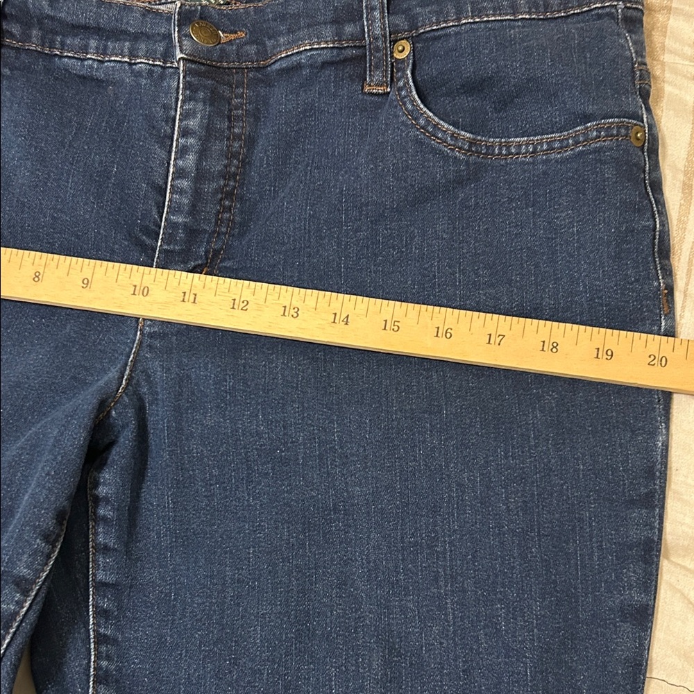 Lauren Ralph Lauren Navy Straight Leg Jeans - Picture 10 of 11